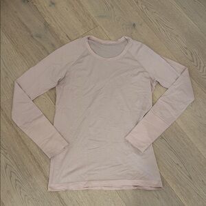 LULULEMON - SWIFTLY Pink Long Sleeve Top – Size 10